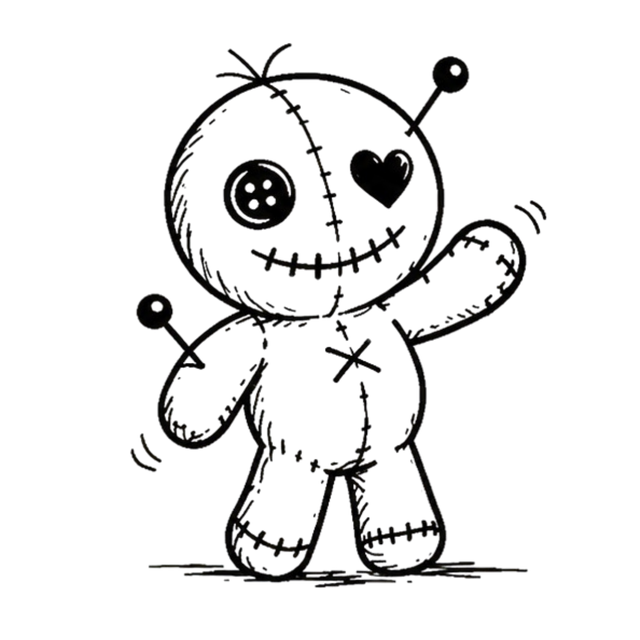 Trouble, the Saucy Marketing mascot, waving hello